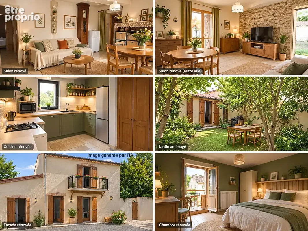 Maison de ville avec jardin - Saint Livrade sur Lot - 4 pièces, 90 m² - photo 2