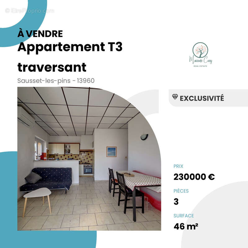 Appartement à SAUSSET-LES-PINS