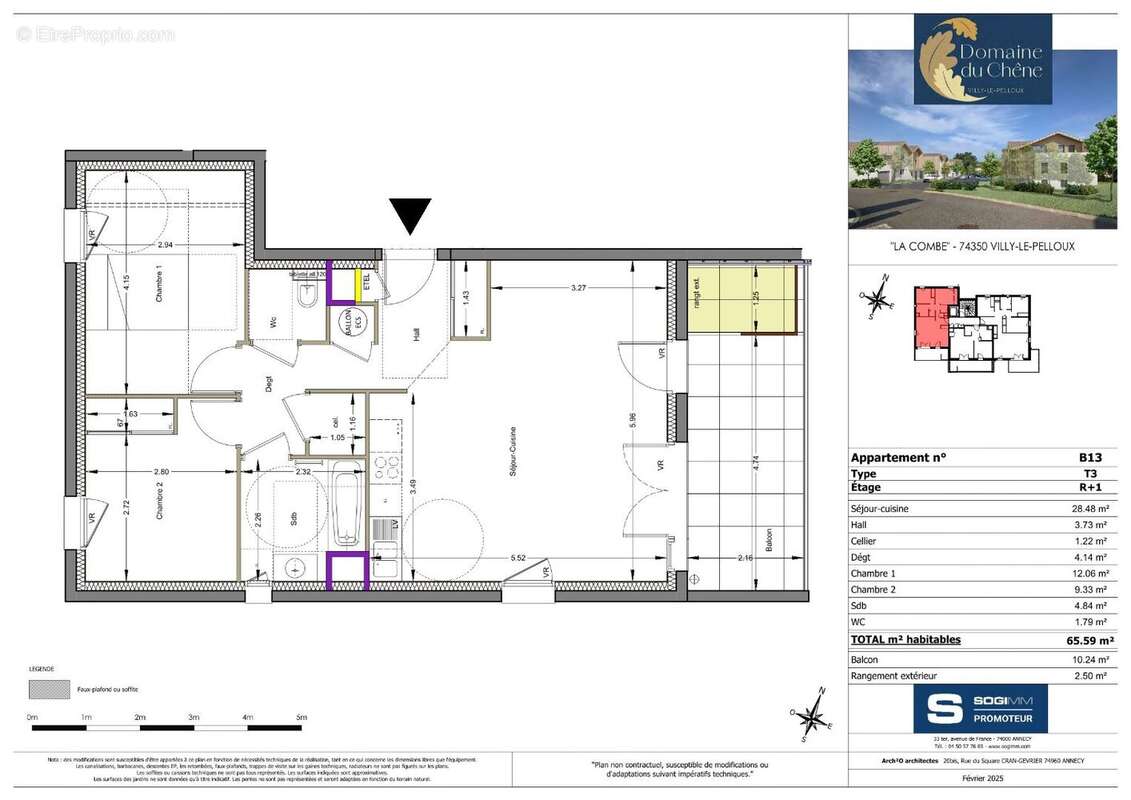 Appartement à VILLY-LE-PELLOUX