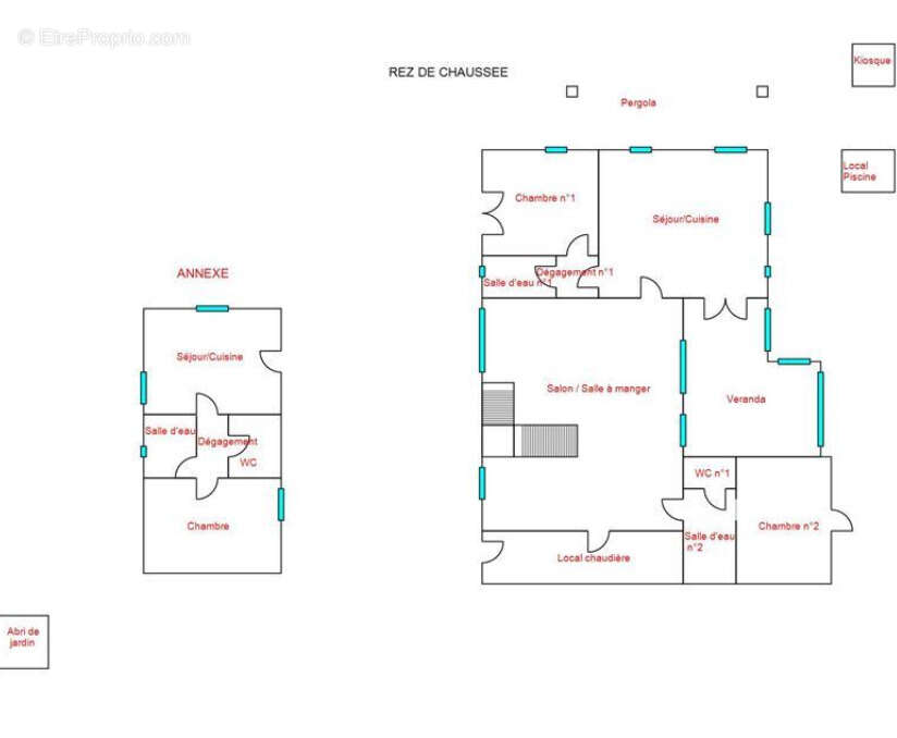 Maison à BOUTEILLES-SAINT-SEBASTIEN