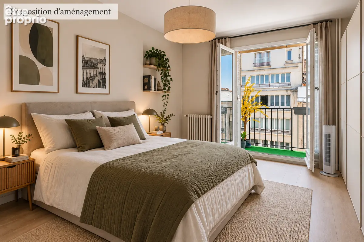 Appartement 53m² à paris 17e arrondissement - photo 7