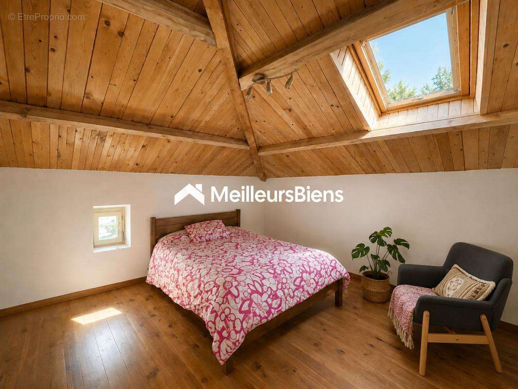 Sud Ardèche – Beaulieu – Maison en pierre  110 m2 habitables - photo 7