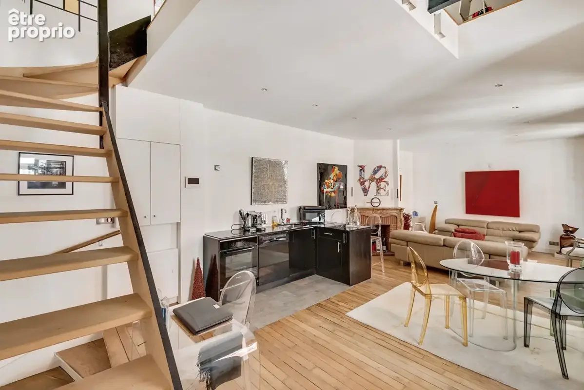 Paris 14e - Élégante maison de ville de 91 m² avec terrasse - photo 4