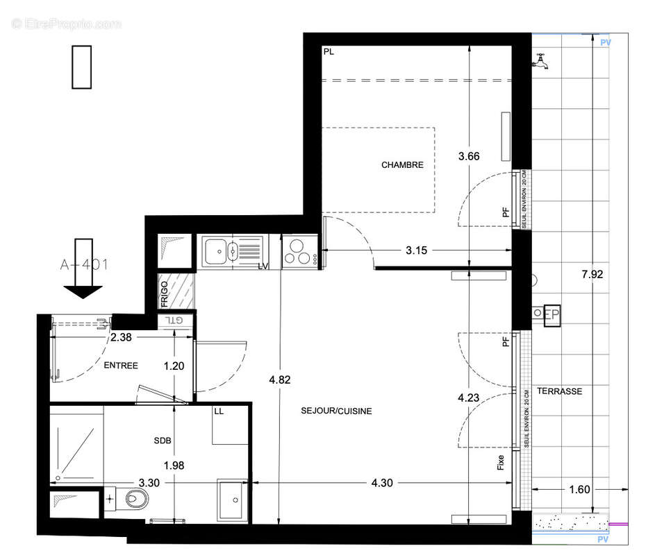Appartement à SAINT-OUEN