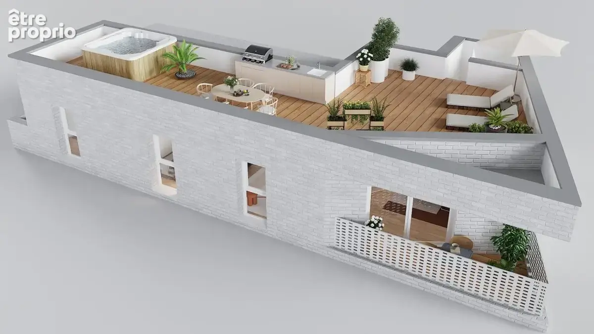 Côte Pavée - T4 Neuf - Dernier Etage - Vue Pyrénées - Rooftop de 60m² - 2 Parkings - photo 5