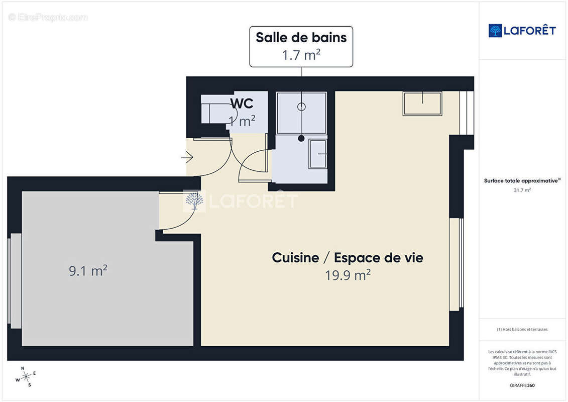 Appartement à PONT-L'ABBE