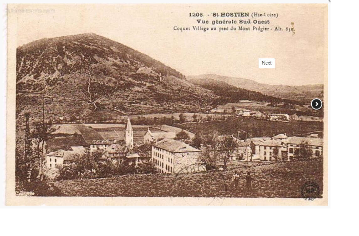 Terrain à SAINT-HOSTIEN