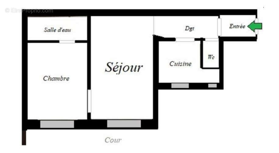 Appartement à PARIS-15E