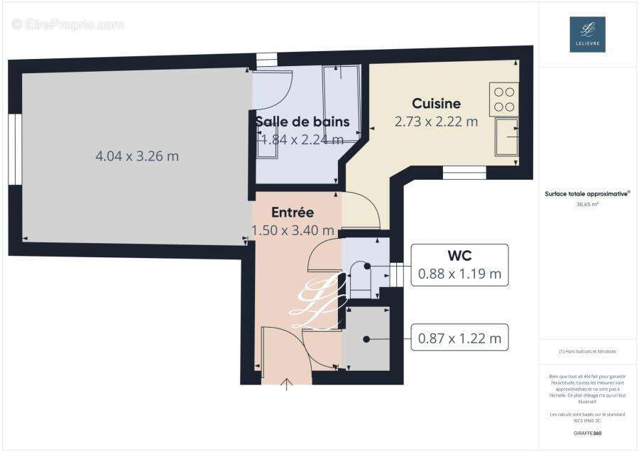 Appartement à PARIS-15E