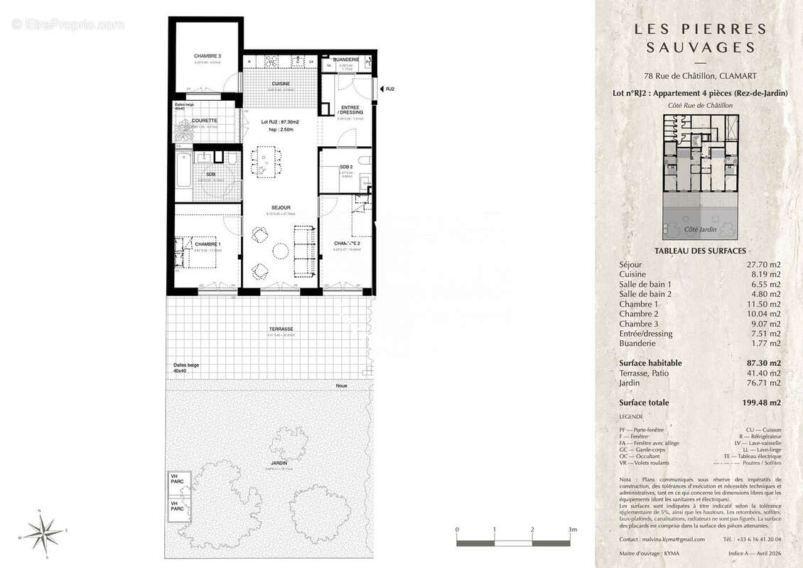 Appartement à CLAMART