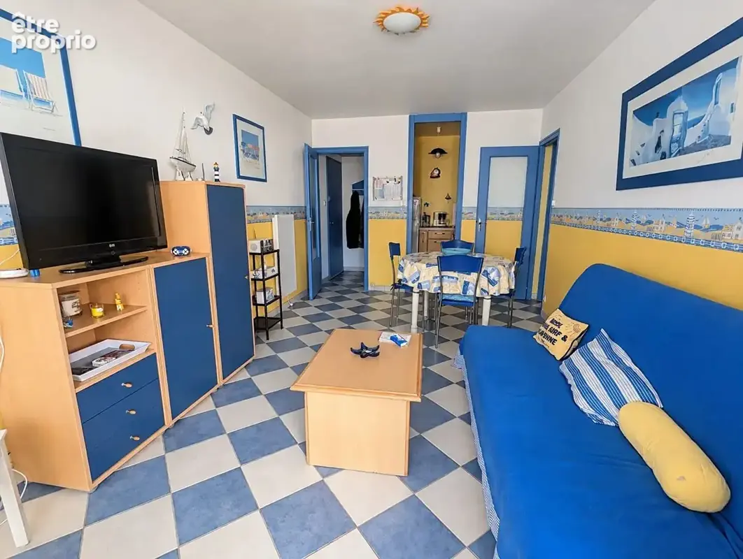 Saint Hilaire De Riez à 150 m de la mer, appartement T2 35.15 m2, avec parking et cave. - photo 4