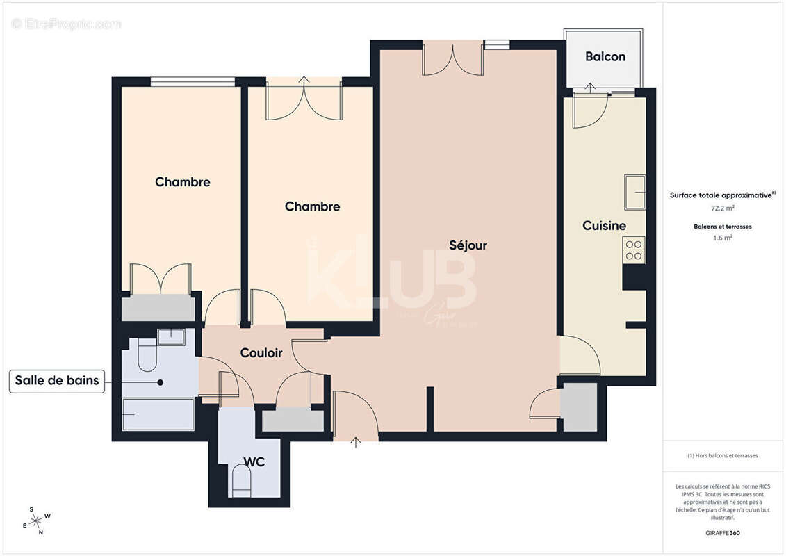 Appartement à MARSEILLE-2E