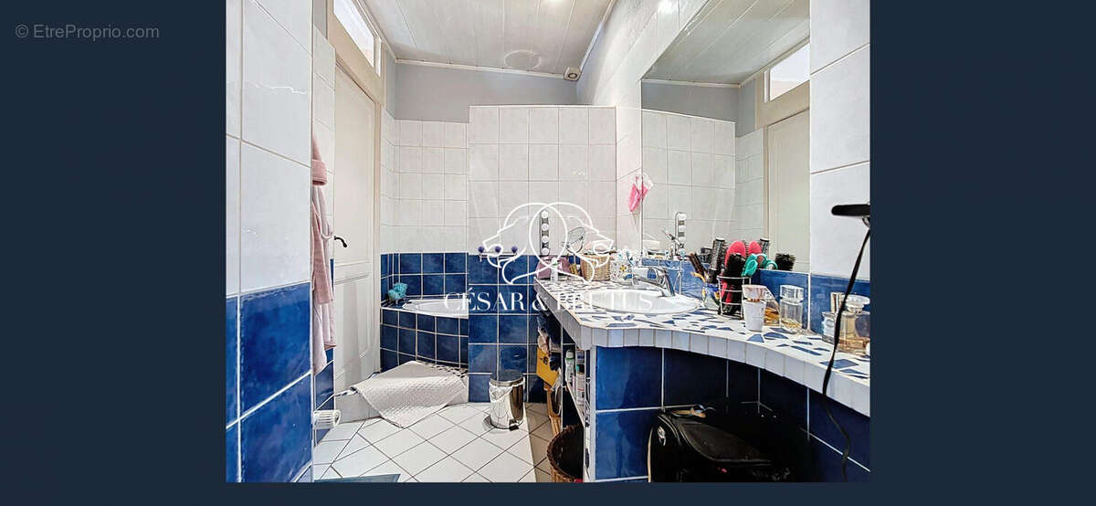 Salle de bains  - Appartement à VILLEFRANCHE-SUR-SAONE