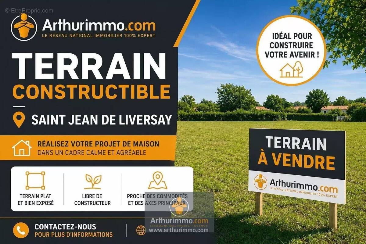 Terrain à SAINT-JEAN-DE-LIVERSAY
