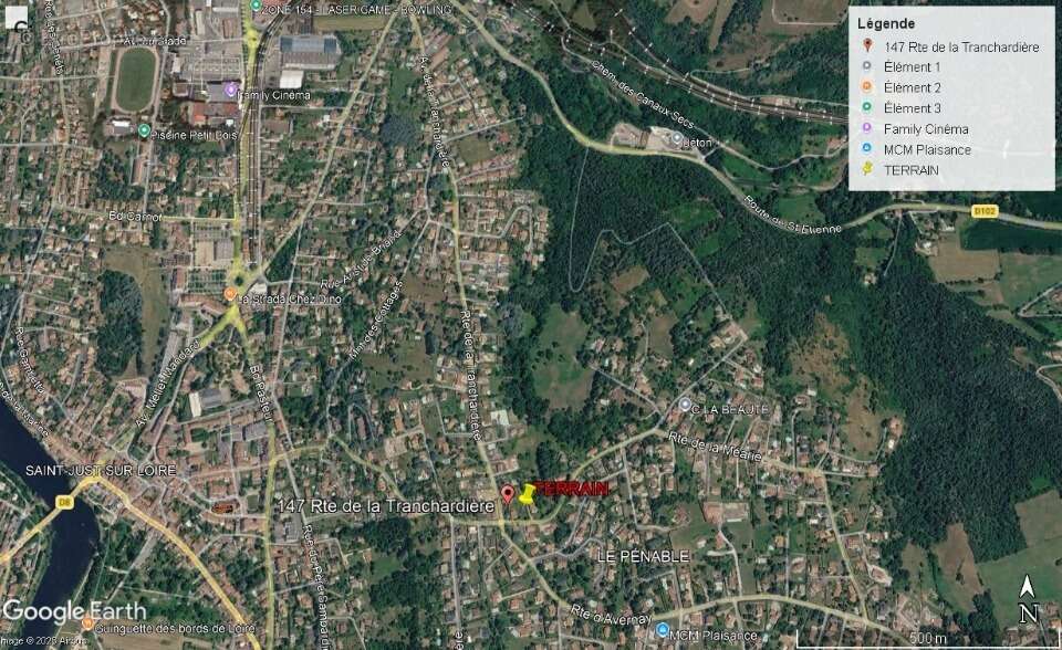 Terrain à SAINT-JUST-SAINT-RAMBERT