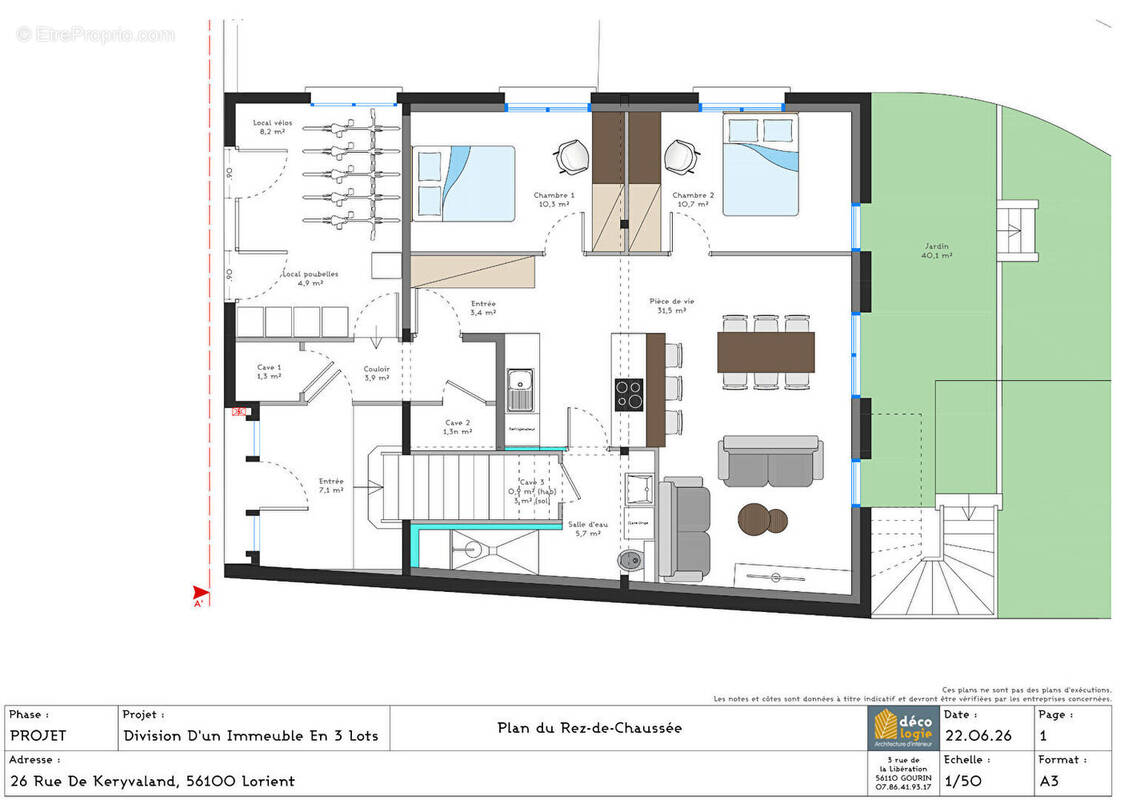 Appartement à LORIENT
