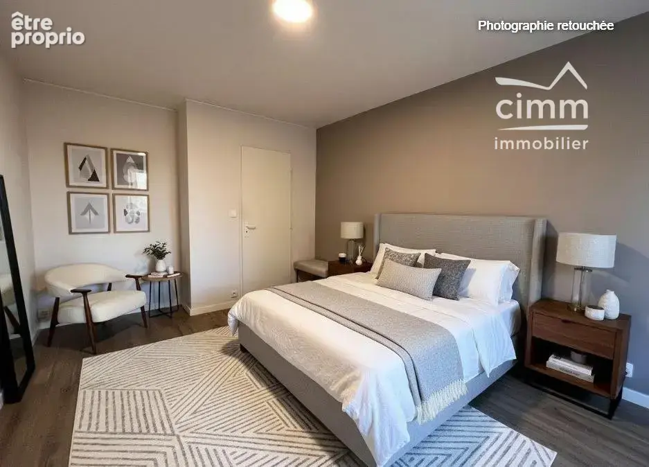 chambre 1 - projection avec déco