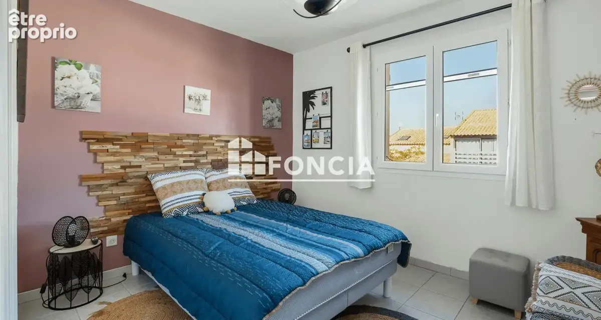 Valras-Plage : maison T3 avec dressing, climatisation réversible et belle pièce de vie de 26 m - photo 7