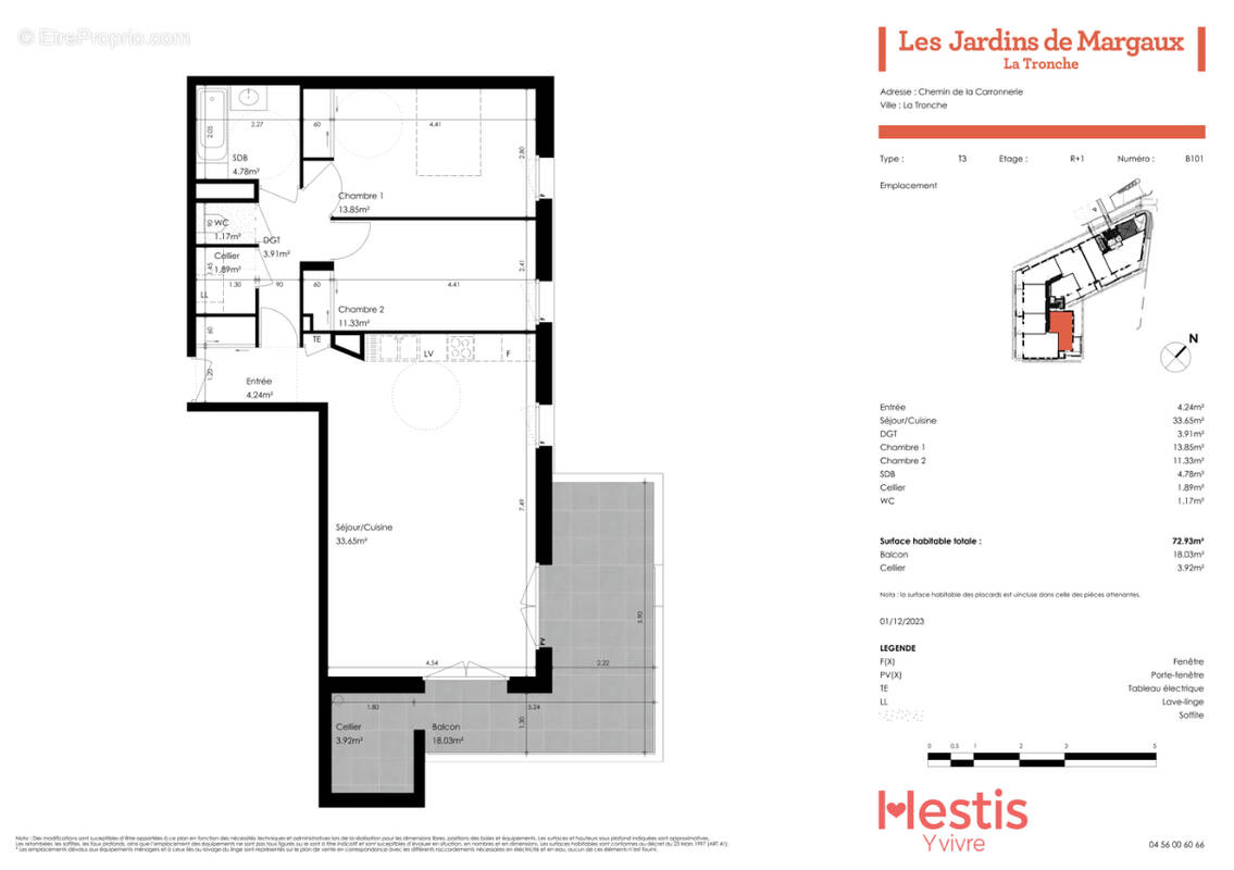 Appartement à LA TRONCHE