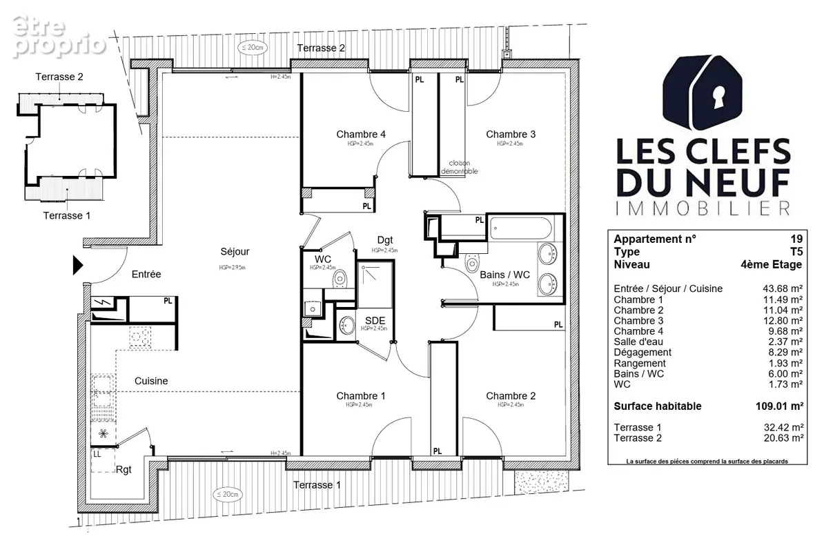 Appartement Toulouse 5 pièces de 110m² + 55m² de terrasses ! QUARTIER SAINT-MICHEL - photo 14