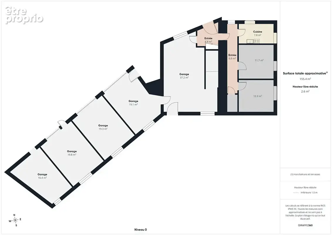 Immeuble de rapport - Asprieres  200 m2 - photo 17