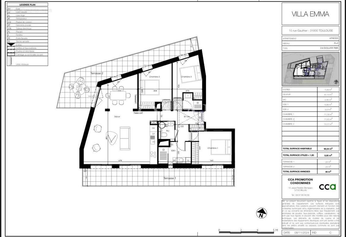 Appartement à TOULOUSE