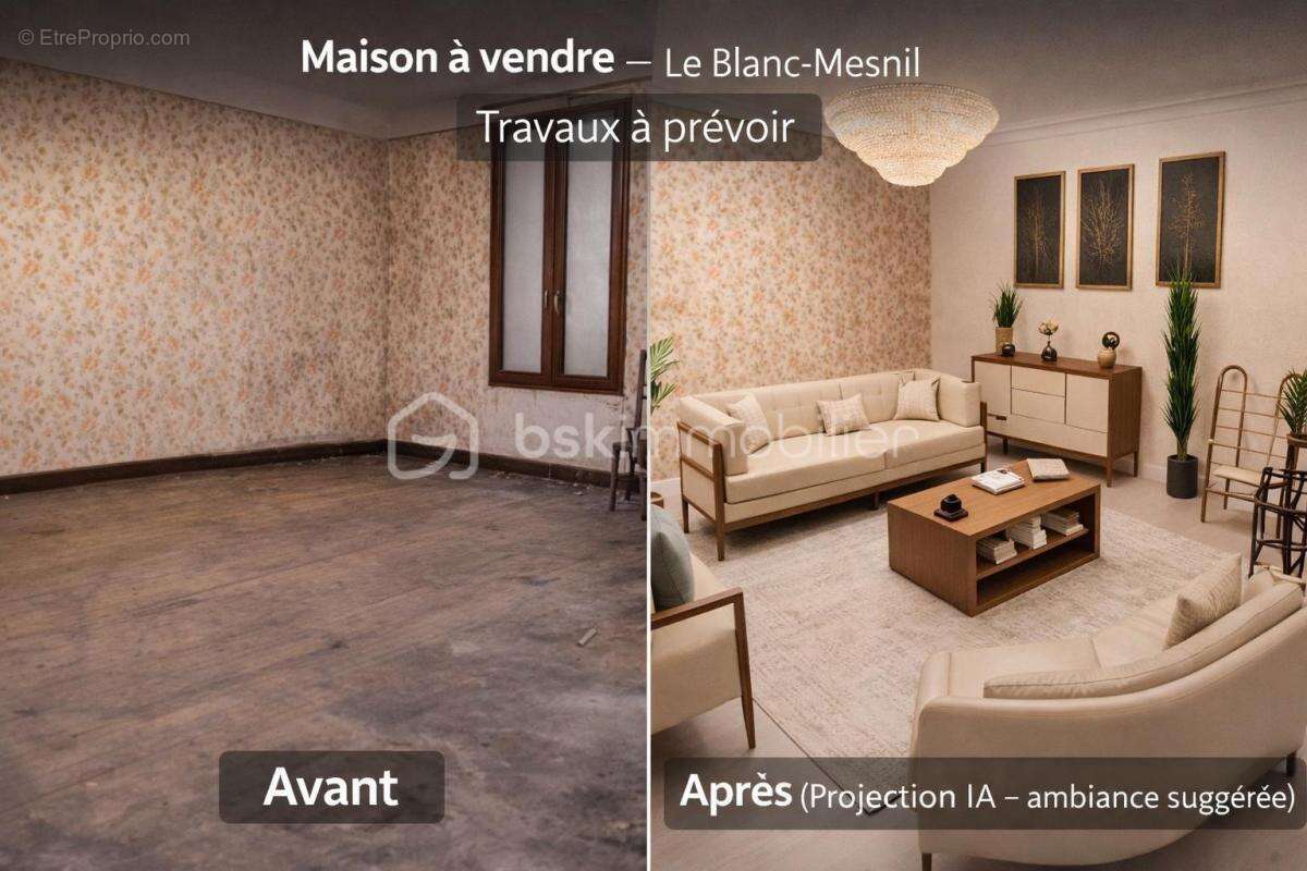 Maison individuelle à rénover avec jardin – Le Blanc-Mesnil - photo 5