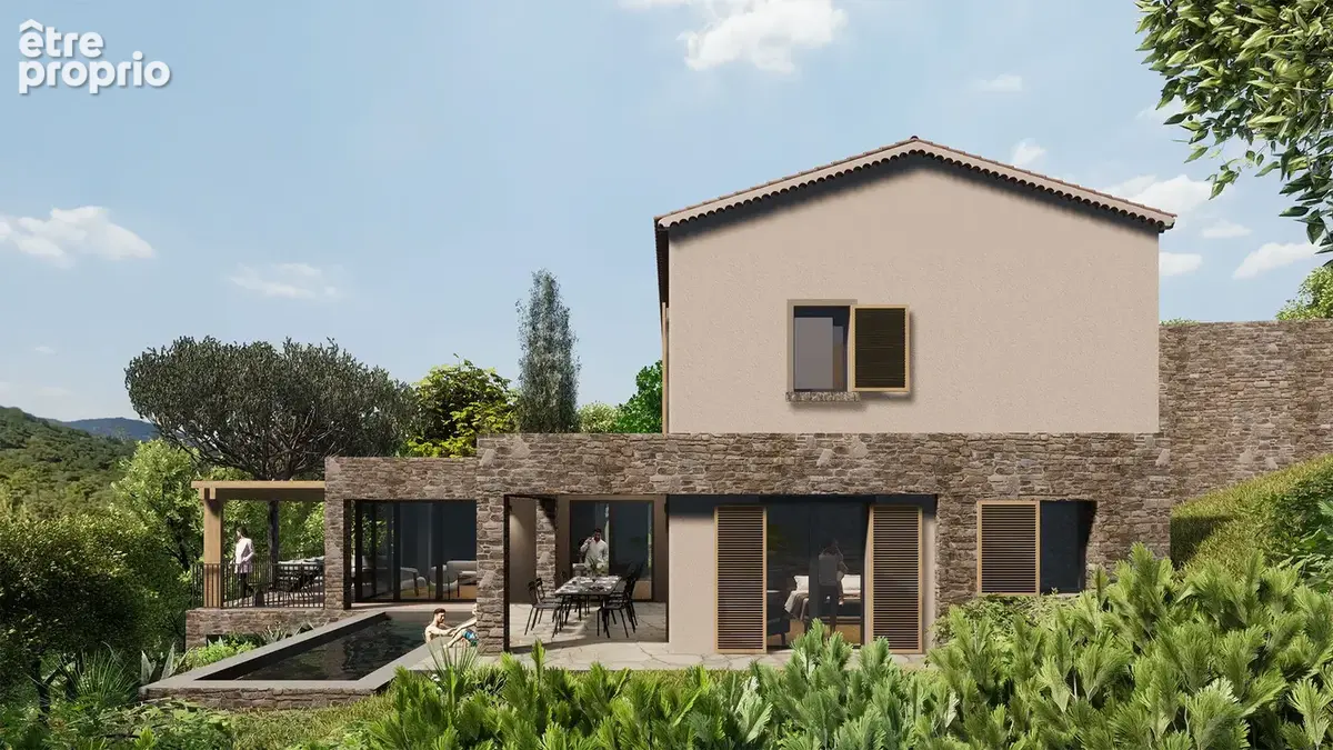 Projet de construction avec permis purgé pour une villa 4 chambres, piscine et garage à La Croix Valmer dans le quartier de Barb - photo 4