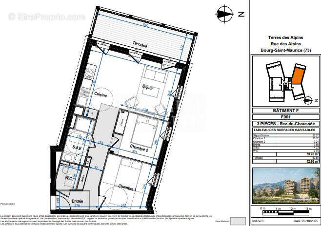 Appartement à BOURG-SAINT-MAURICE