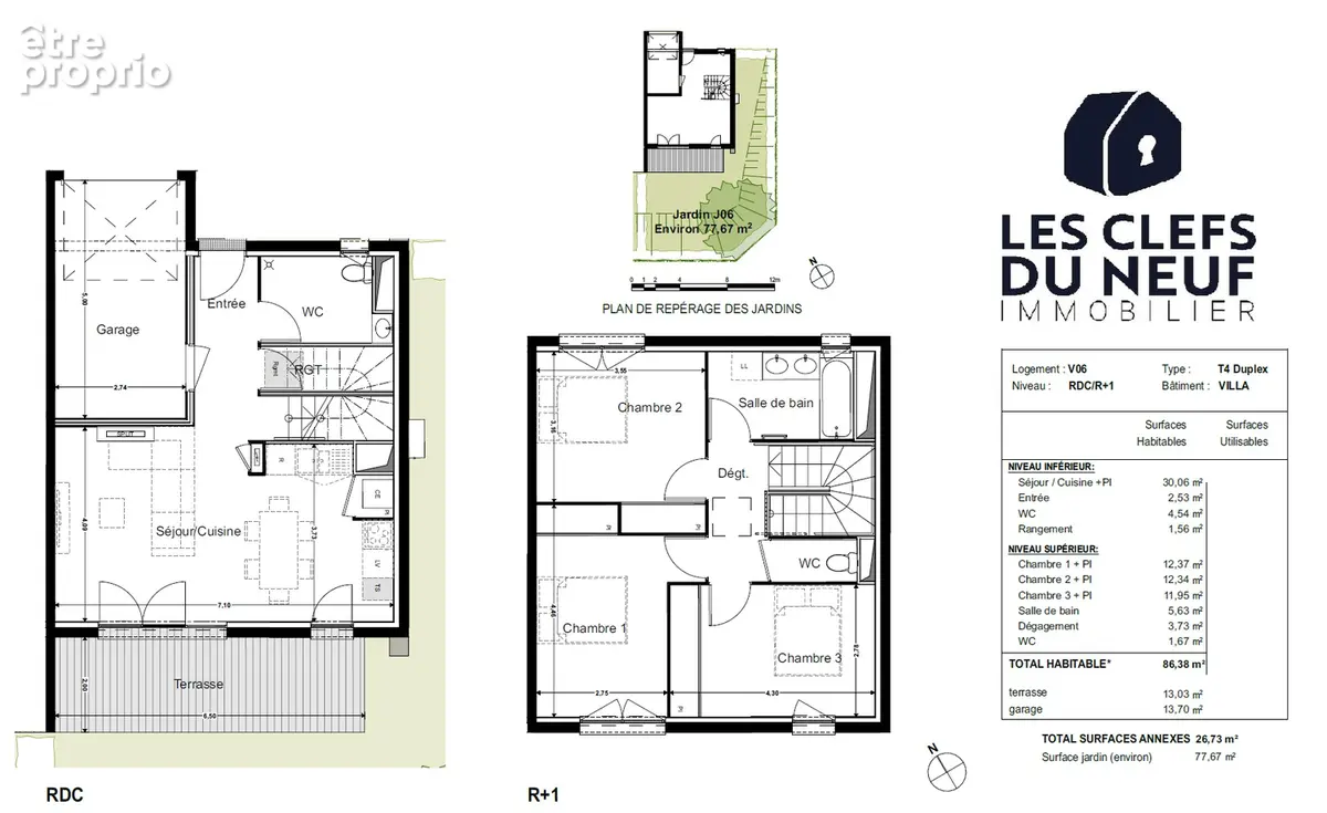 Maison 4 pièces 87m2 + grand jardin + Garage ! MONTRABE - photo 12