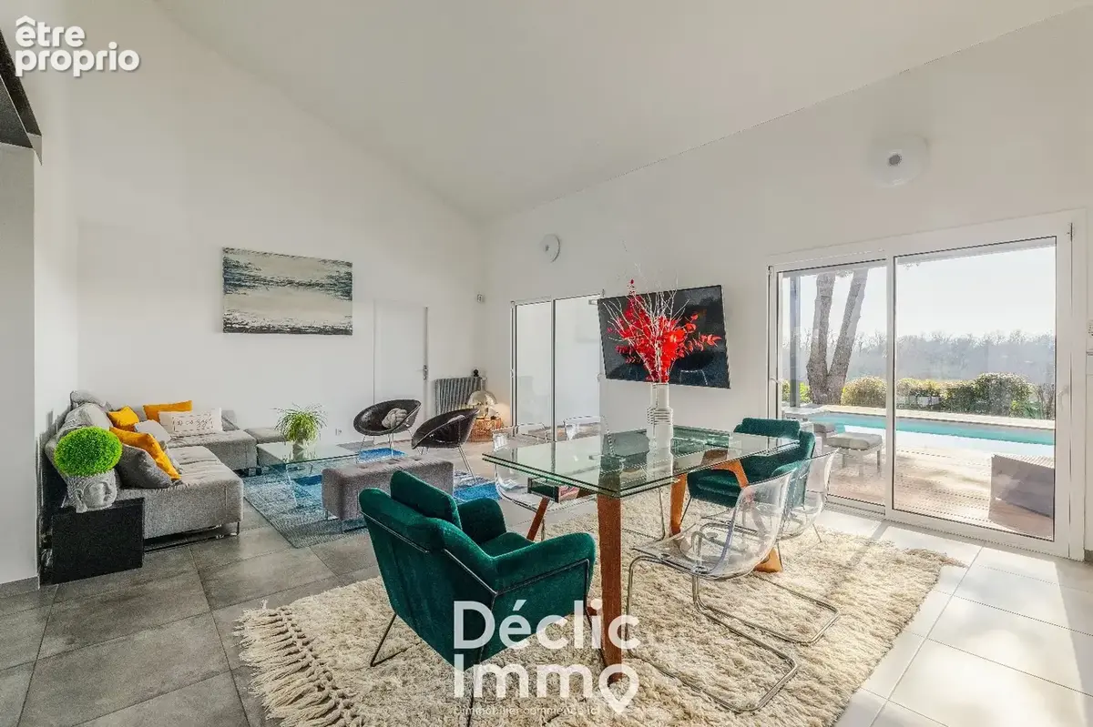 À vendre maison contemporaine 5 chambres, piscine et un T2 indépendant à Bouliac - photo 4