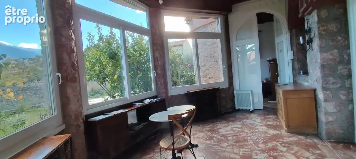 Prades - maison bourgeoise authentique en marbre rose - piscine - vue canigou - photo 8