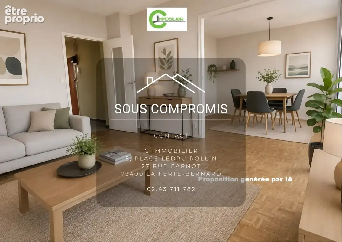 Appartement t3 bis avec ascenceur et balcon - photo 2