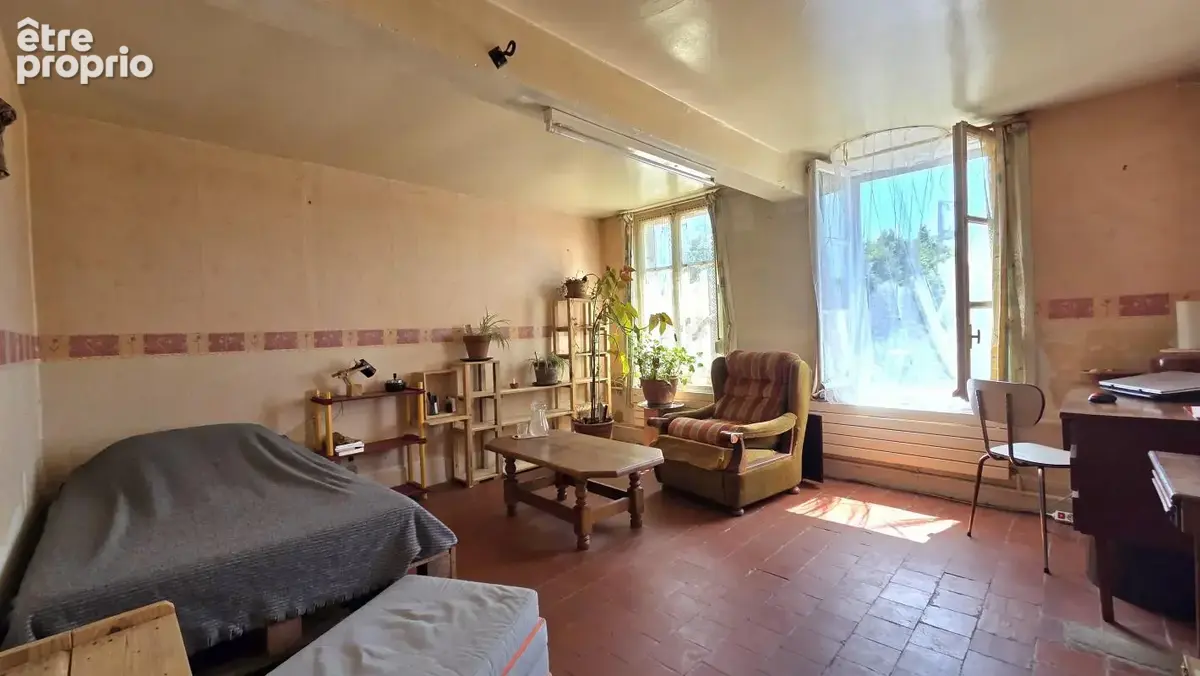 Fermette à rénover sur 1700 m² de terrain, située en campagne, à Leschelle - photo 5