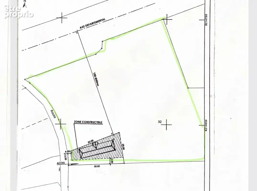 Terrain dans Bernay proche rocade - 1ha dont 2400m2 constructible - non viabilisé - photo 2