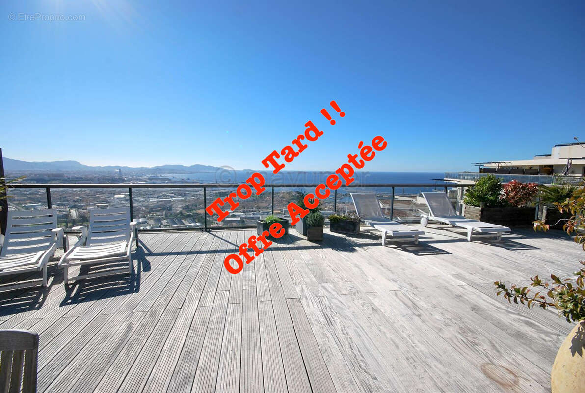 Exceptionnel T4 vue mer ? Terrasses XXL ? Résidence Grand Baie 13016 Marseille - Appartement à MARSEILLE-16E