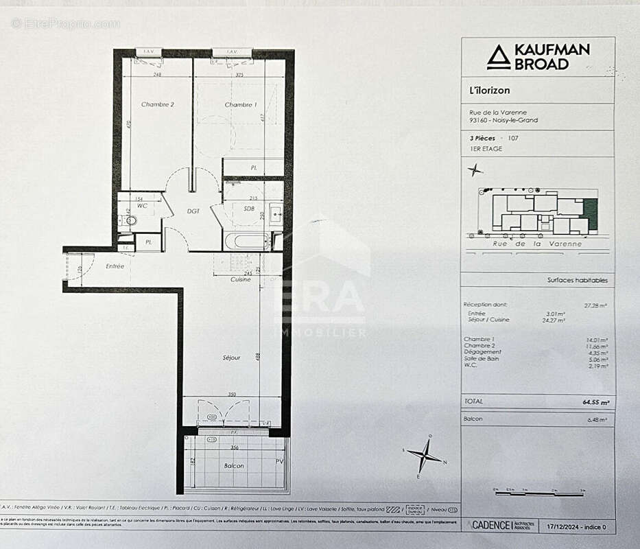 Appartement à NOISY-LE-GRAND