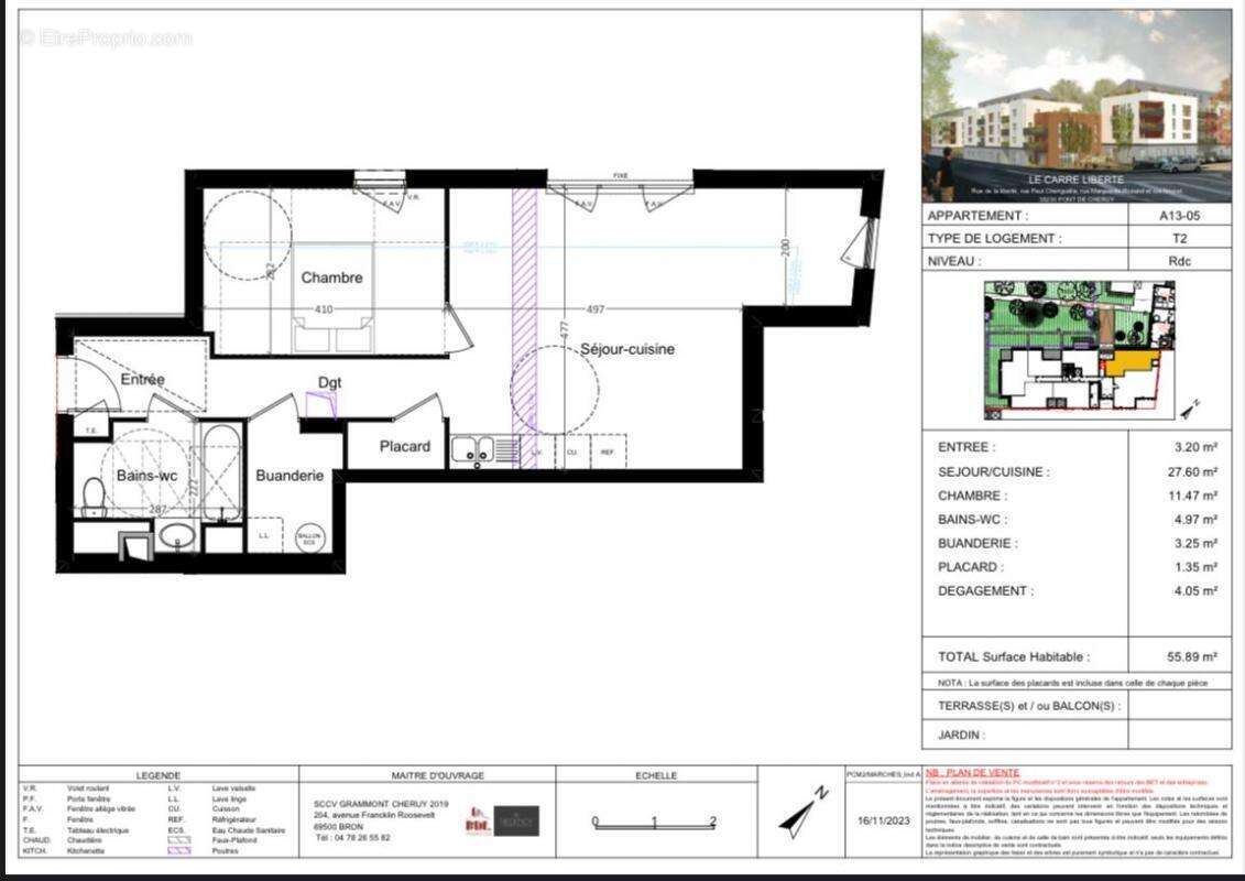 Appartement à PONT-DE-CHERUY