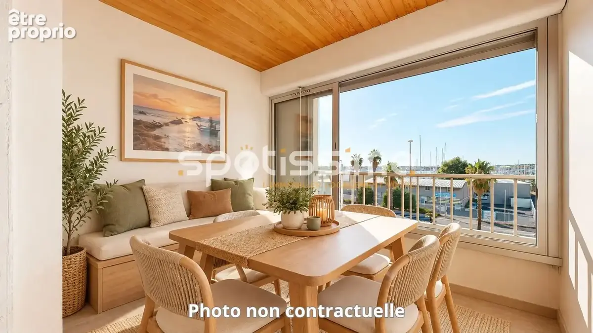 CAP D'AGDE, Falaises - Studio cabine avec loggia et Parking Privé dans résidence sécurisée - photo 1