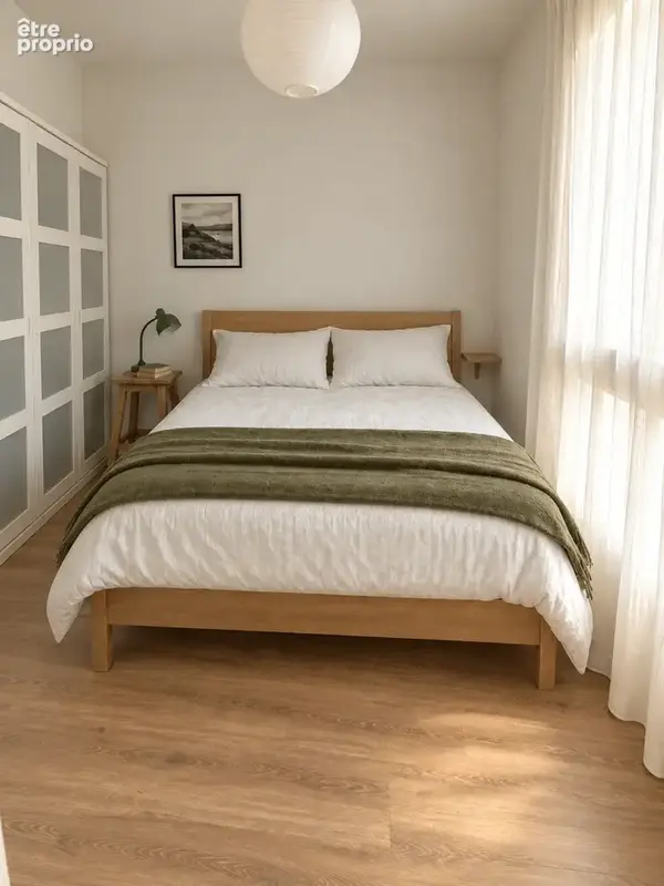 Appartement T1 bis de 36 m2 avec espace nuit de 8,56 m2 et balcon   Lanester centre-ville - photo 7