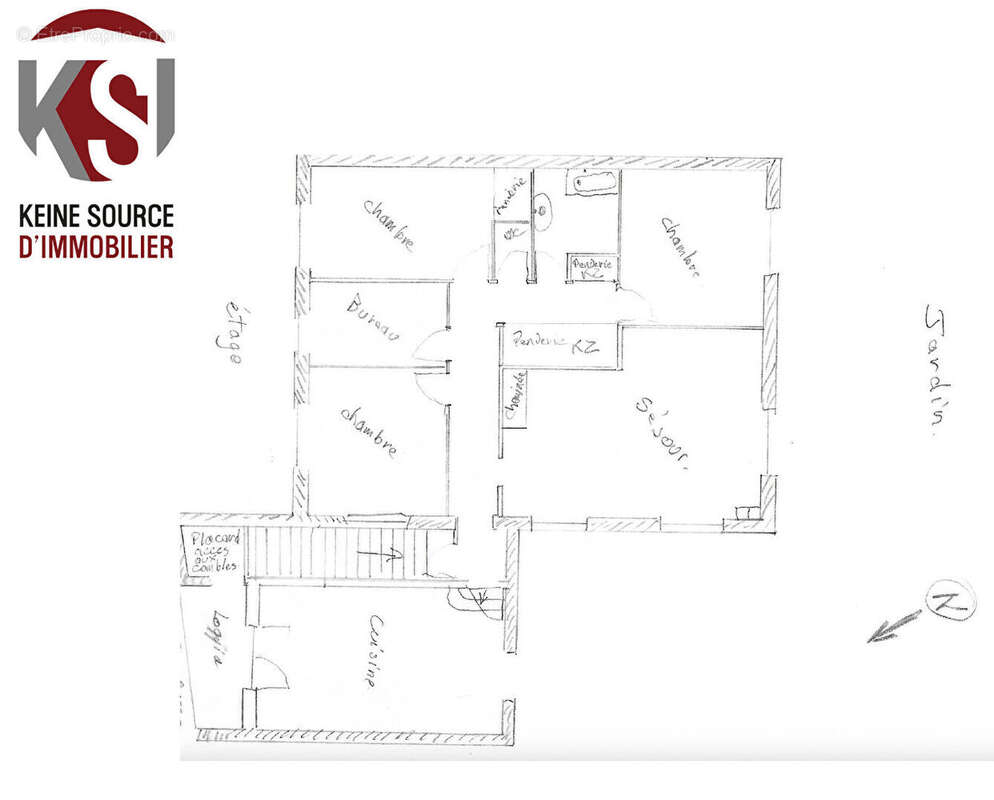 T4 avec terrasse, garage annexe et jardin - photo 5