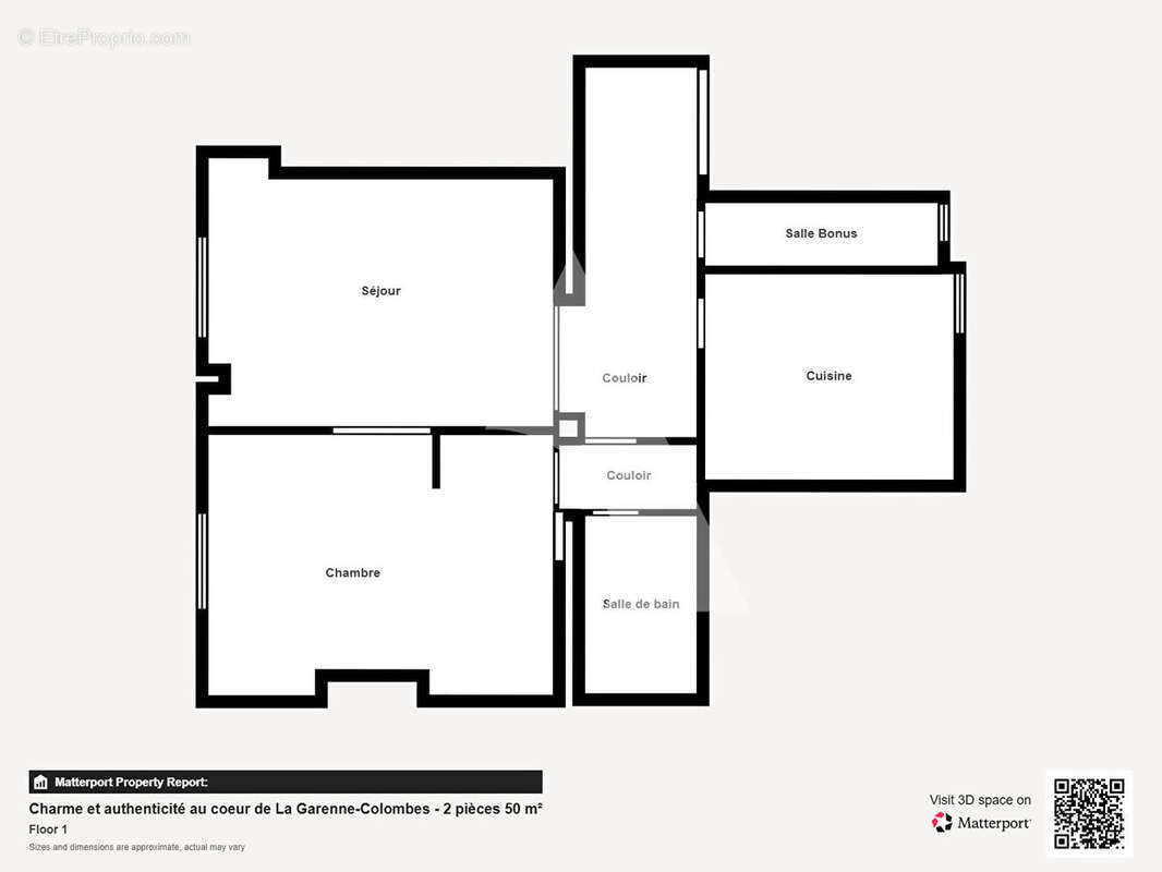 Charme et authenticité au coeur de La Garenne-Colombes - 2 pièces 50 m² - photo 8