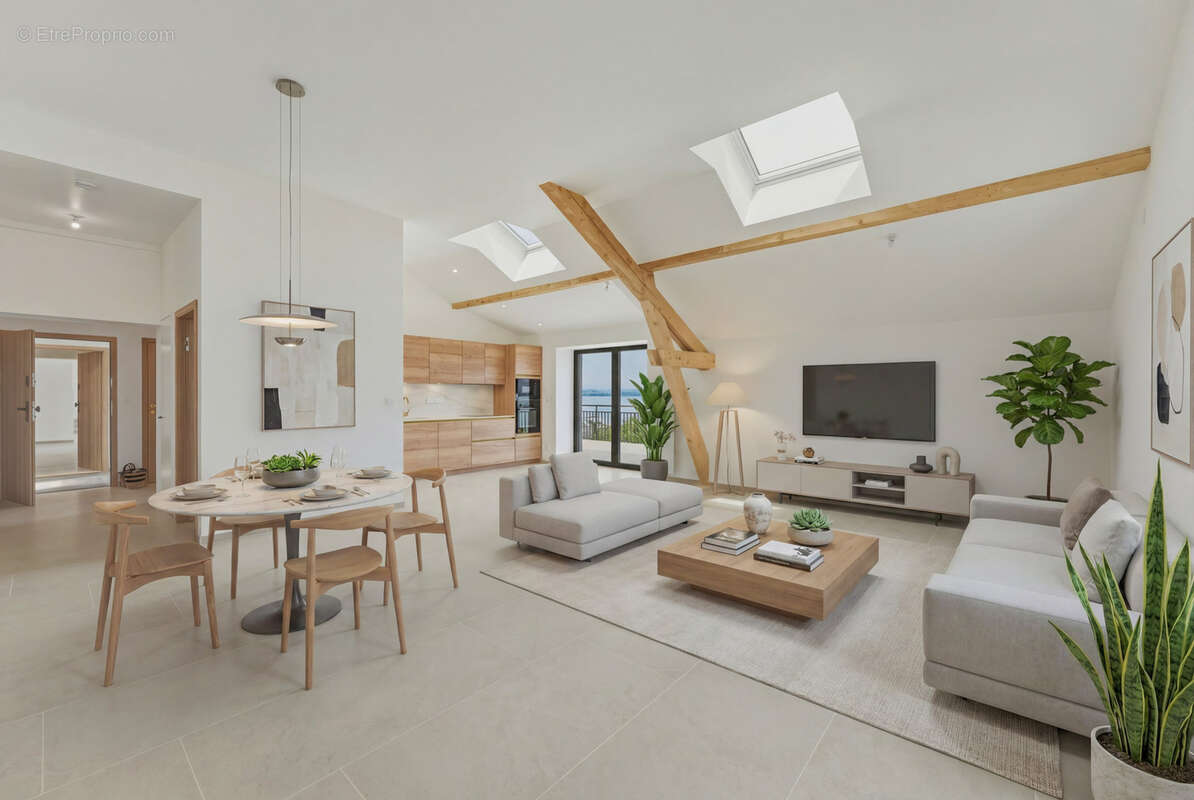 Exclusivité - Appartement en attique 4 pièces de haut standing au bord du Lac Léman - photo 2