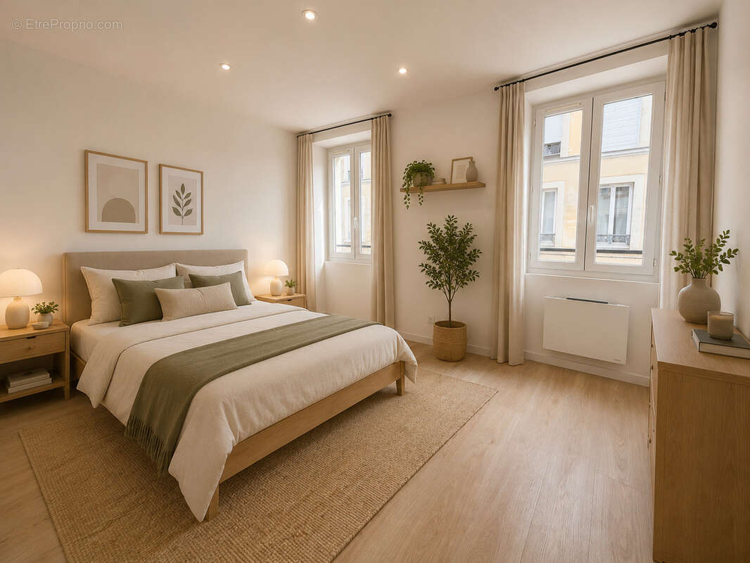 Vieux Puteaux Centre   Appartement 3 pièces de 48,33 m2 entièrement rénové - photo 2