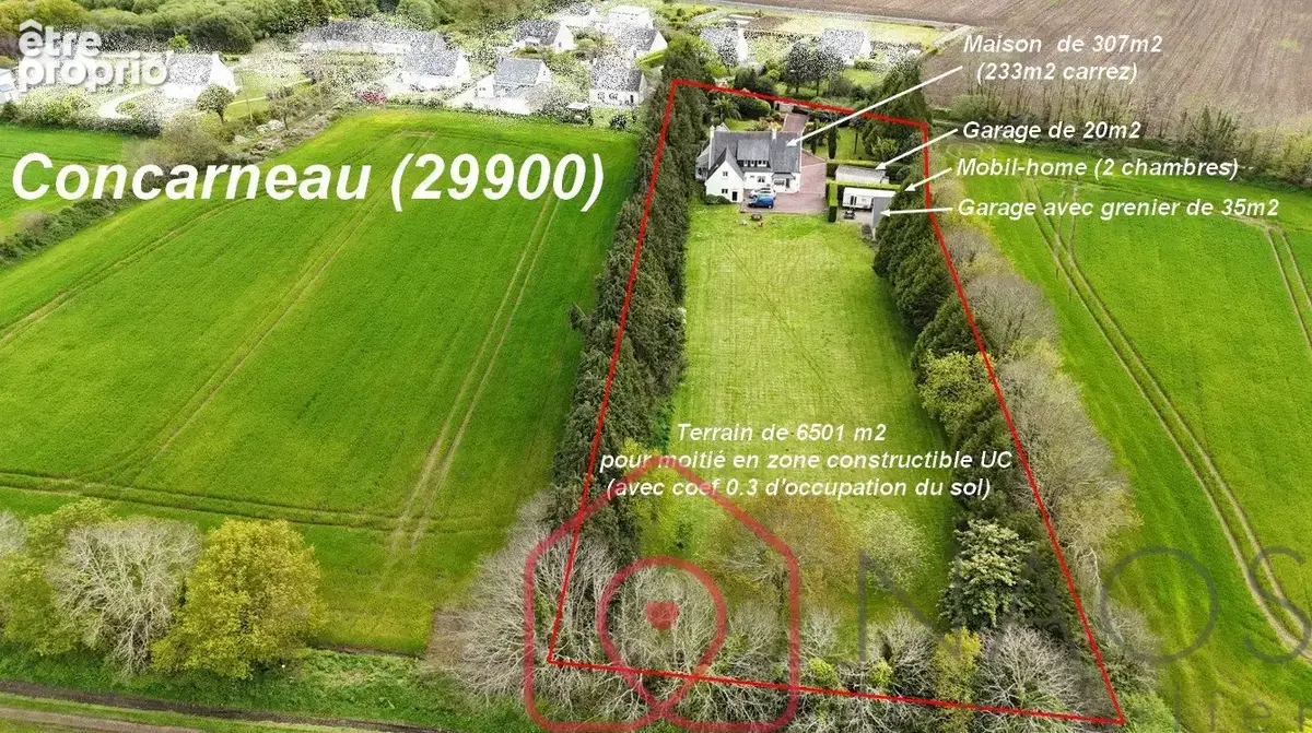 Concarneau  Demeure de style breton de 260 m² utiles sur un terrain clos de 6500m2 - photo 4