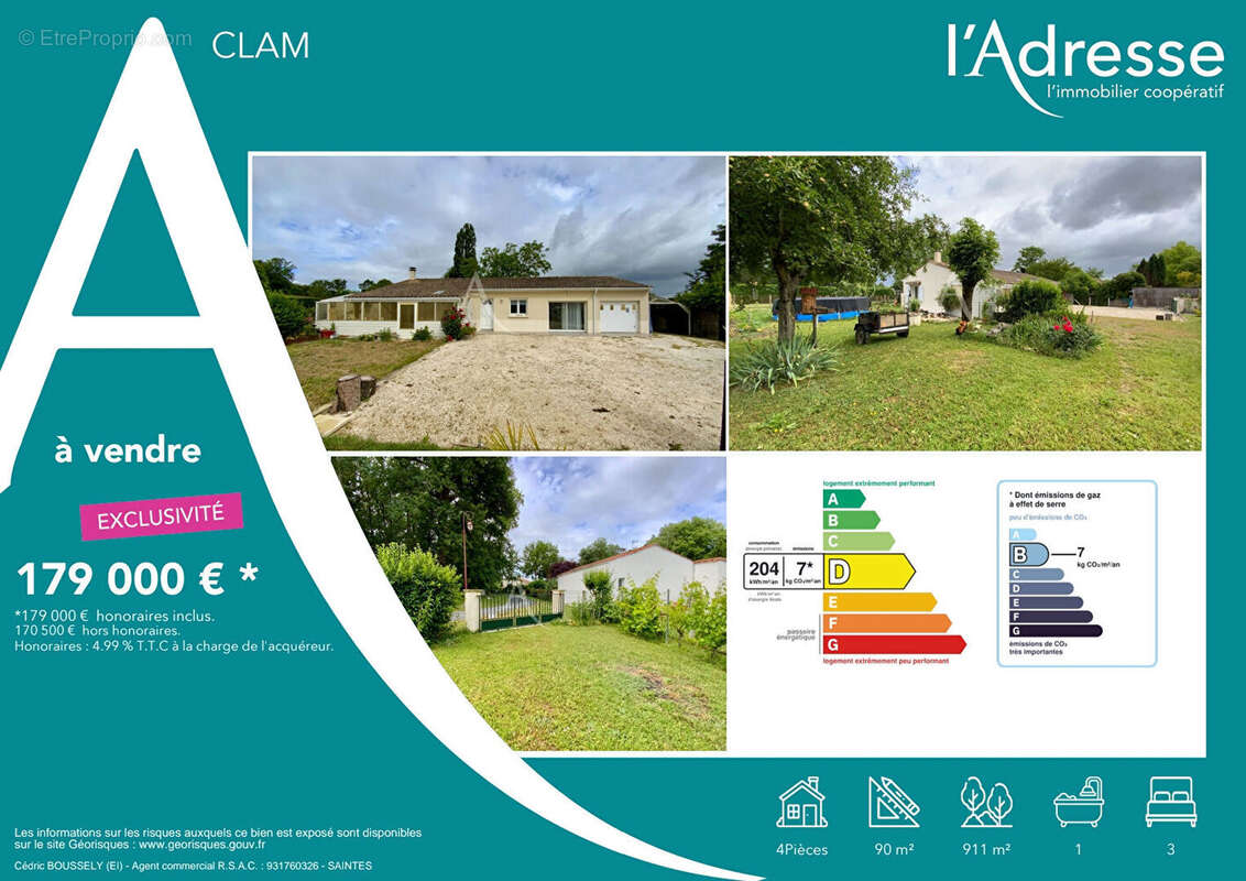 Maison Clam 4 pièce(s) 90 m2 - photo 4