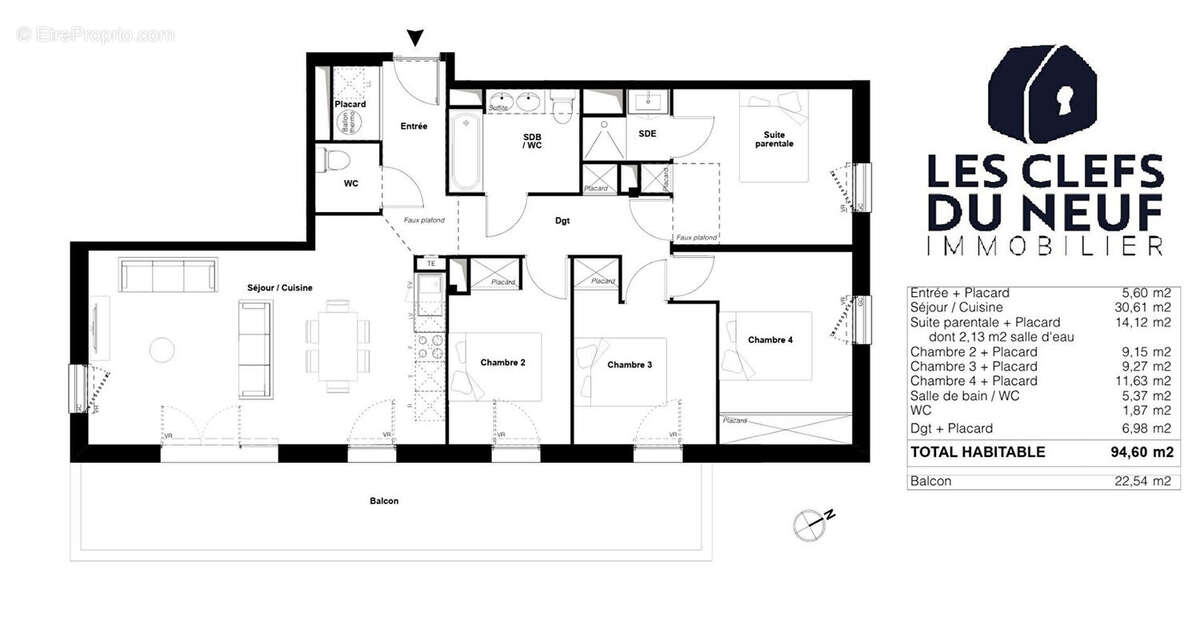 Appartement à TOULOUSE