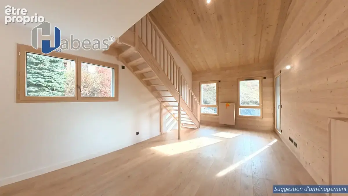 T3 Duplex, 2 chambres, 67,23m², Balcon 6m², Casier à Ski, cellier - photo 2