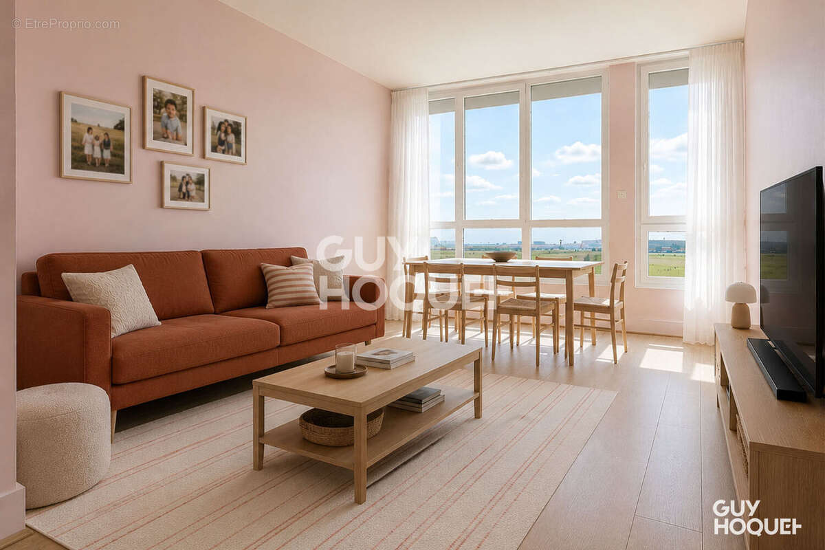 3 pièces 56 m² traversant - étage élevé - photo 2
