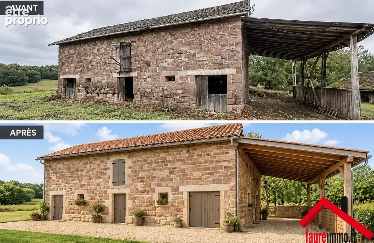 Corps de ferme à rosé, Juillac en Corrèze - photo 7